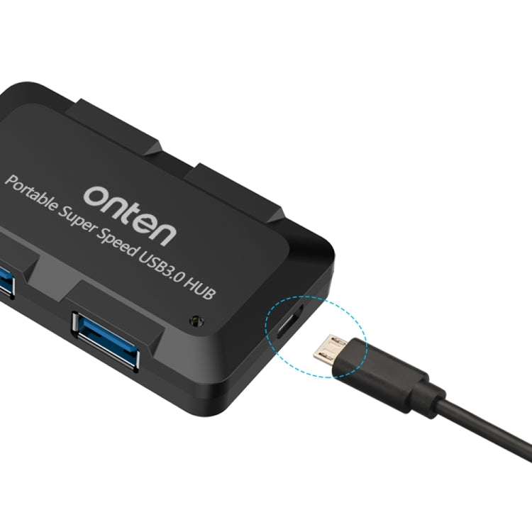 Adaptador Onten 8102B USB 3.0 a USB 3.0 x 4