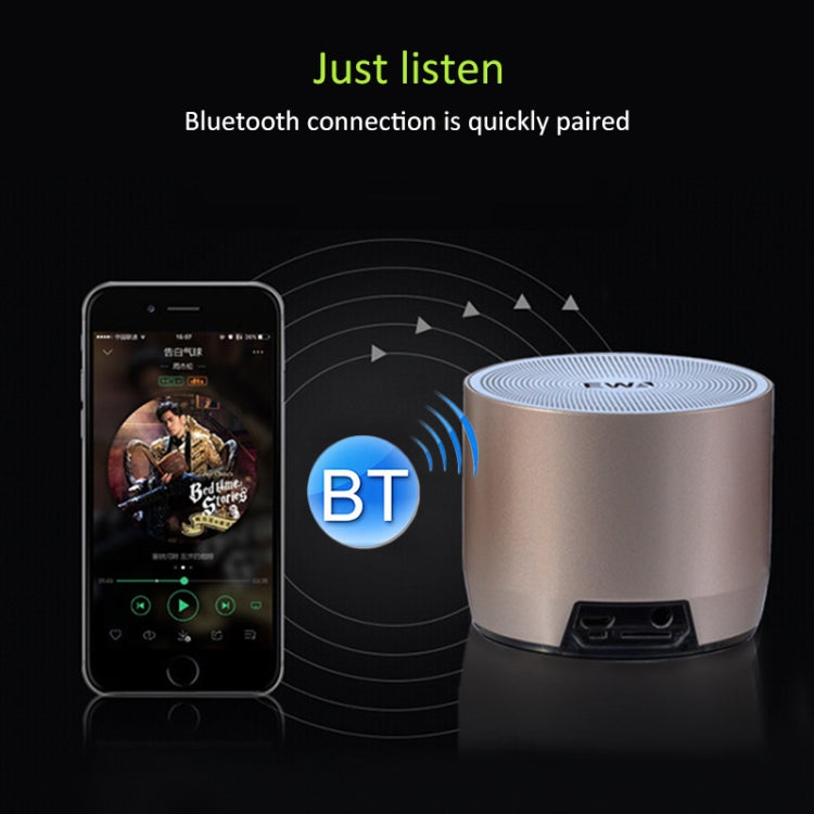 EWA A3 Mini Altavoces 8W 3D Estéreo Música Surround Inalámbrico Bluetooth Altavoces Portátil Sonud Bass Soporte TF Tarjetas USB