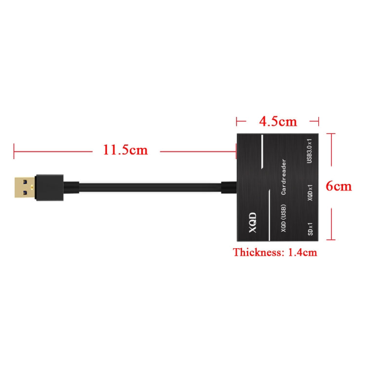 Lector de tarjetas de alta velocidad Onten 5212B USB3.0 a XQD + SD, 5212B
