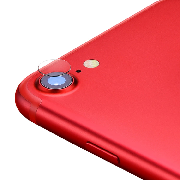 2 uds mocolo 0,15mm 9H 2.5D borde redondo lente de la cámara trasera película de vidrio templado, For iPhone SE 2022 / SE 2020