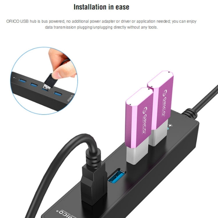 ORICO W8PH4-U3 HUB USB3.0 de 4 puertos