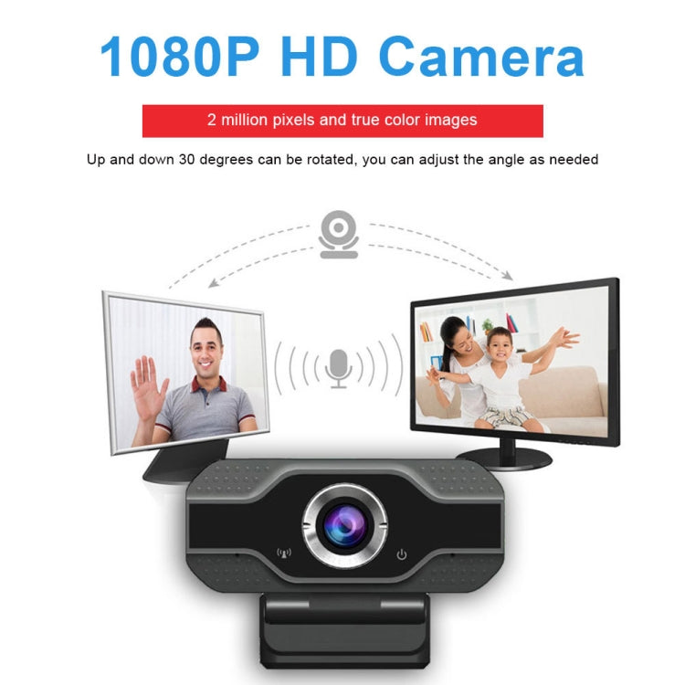 Cámara web HD 1080P con micrófono incorporado, cámara Web inteligente, transmisión USB, cámara en vivo de belleza para computadora, Android TV