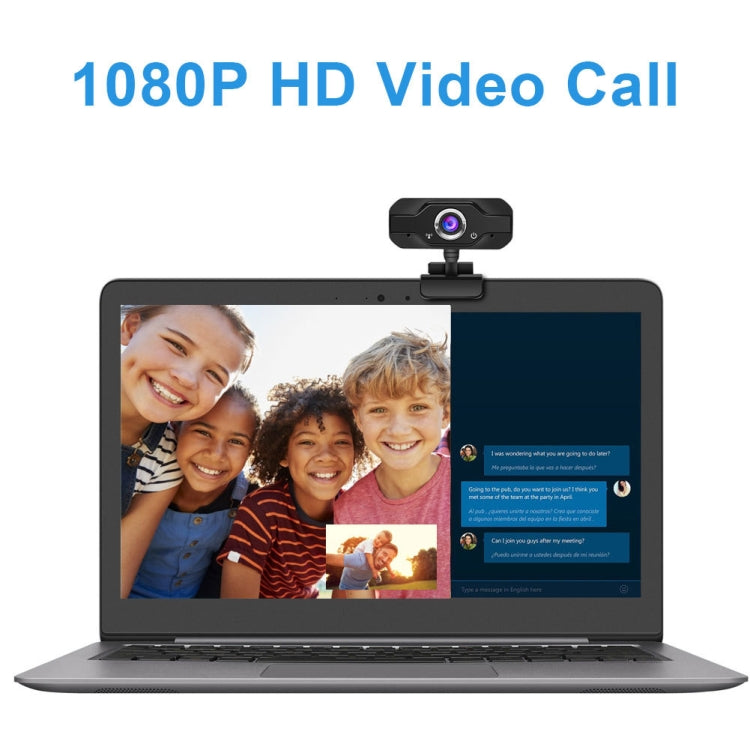 Cámara web HD 1080P con micrófono incorporado, cámara Web inteligente, transmisión USB, cámara en vivo de belleza para computadora, Android TV