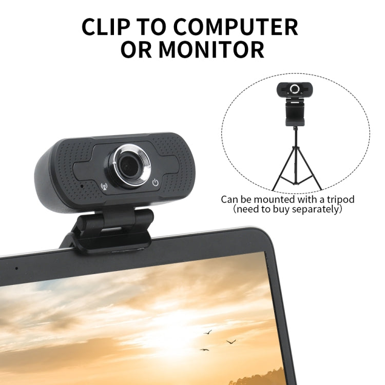 Cámara Web Full HD 1080P con micrófono con cancelación de ruido, cámara en vivo para transmisión por Skype para ordenador, Android y TV