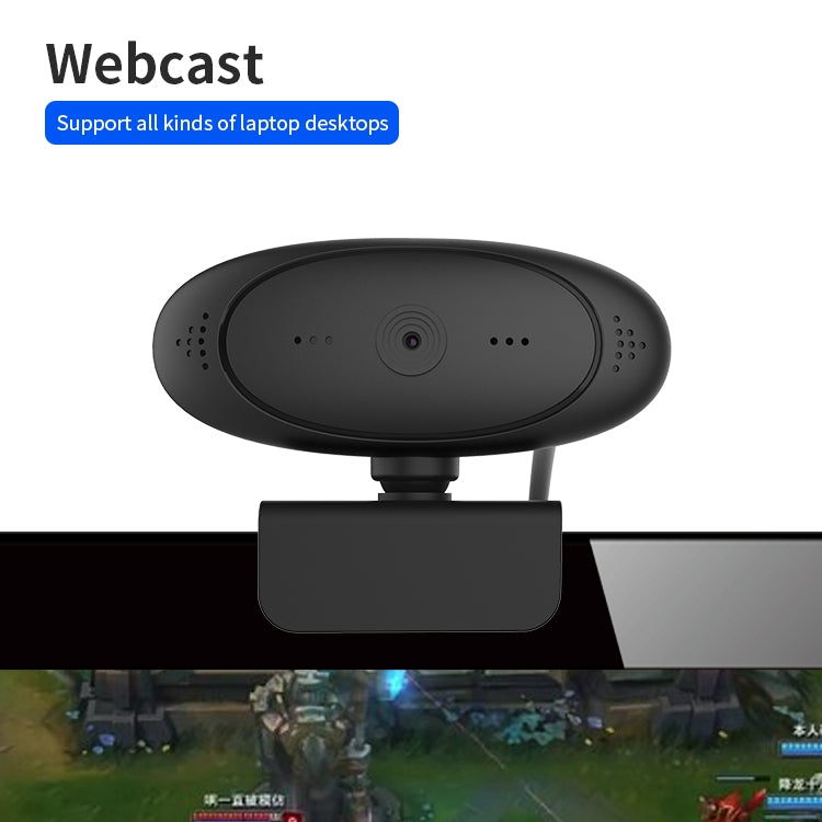 Cámara web Full HD 1080P Micrófono incorporado Cámara web inteligente Transmisión USB Cámara en vivo con cancelación de ruido