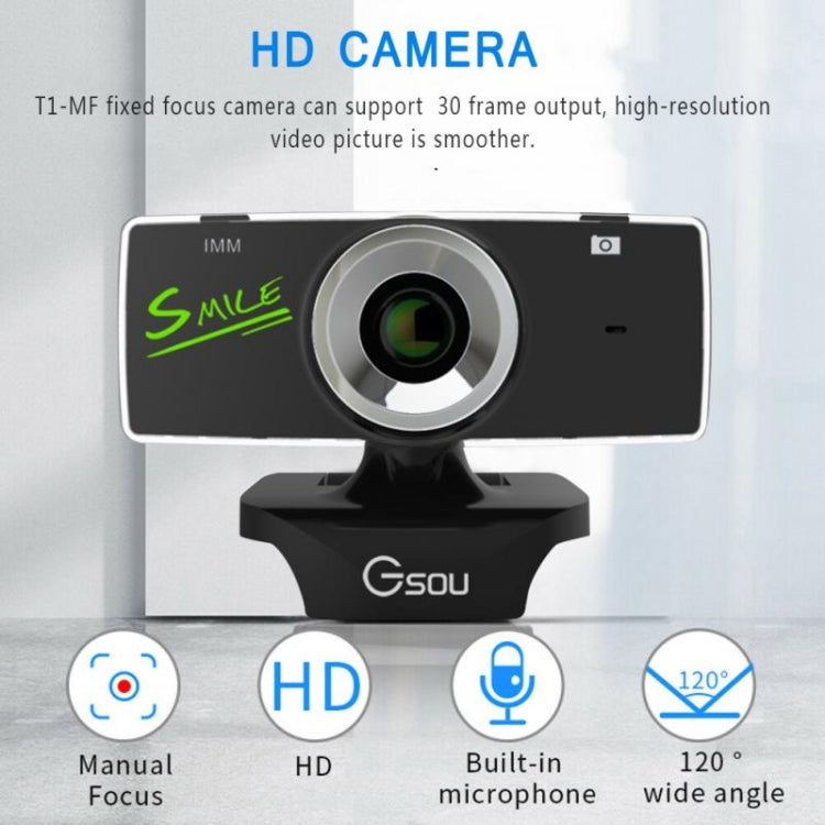 B01 HD Webcam Micrófono incorporado Cámara web inteligente Transmisión USB Cámara en vivo con cancelación de ruido
