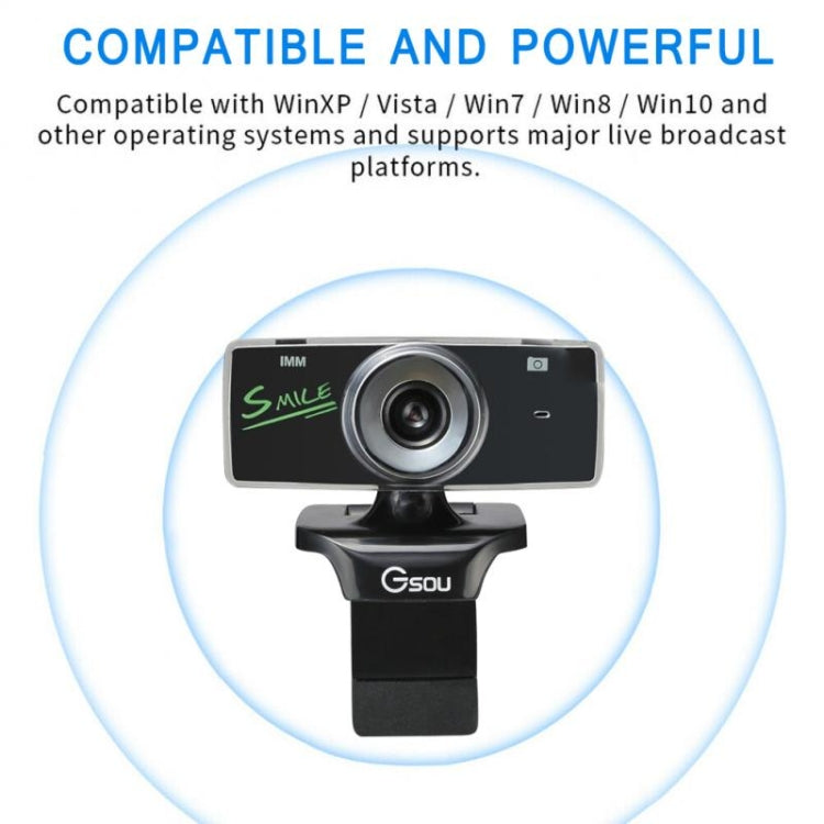 B01 HD Webcam Micrófono incorporado Cámara web inteligente Transmisión USB Cámara en vivo con cancelación de ruido