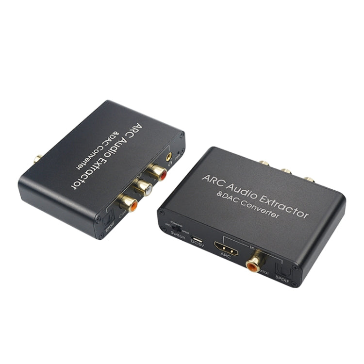 Canal de retorno de audio HDMI y convertidor de audio DAC