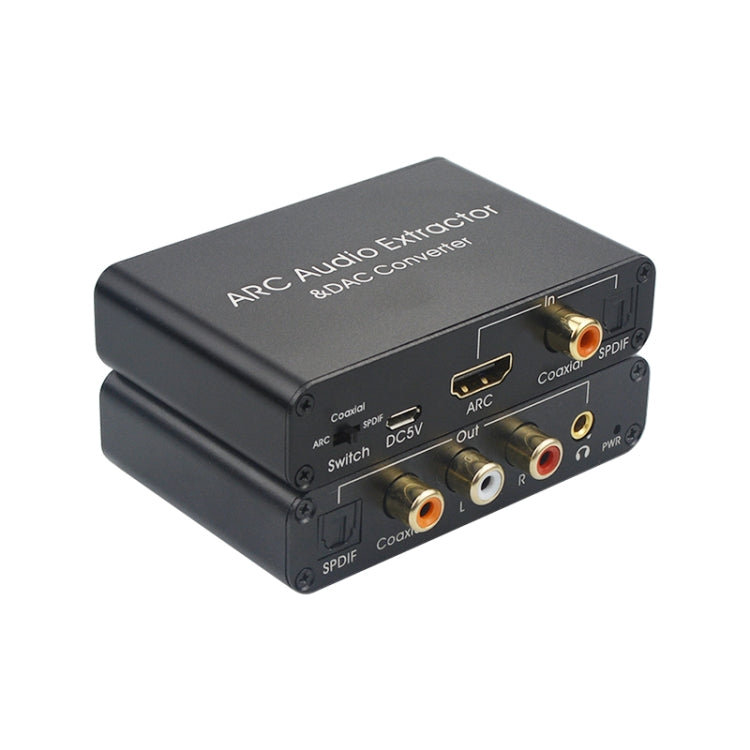 Canal de retorno de audio HDMI y convertidor de audio DAC