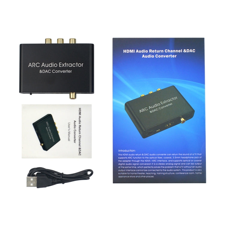 Canal de retorno de audio HDMI y convertidor de audio DAC