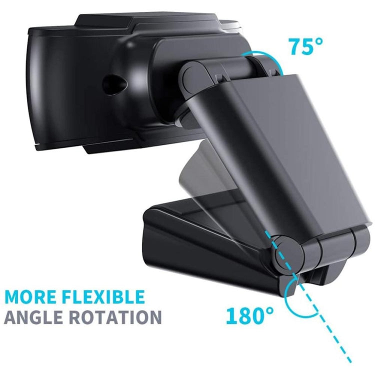 HD 1080P Megapíxeles Cámara web USB Sensor CMOS con micrófono para computadoras PC portátiles