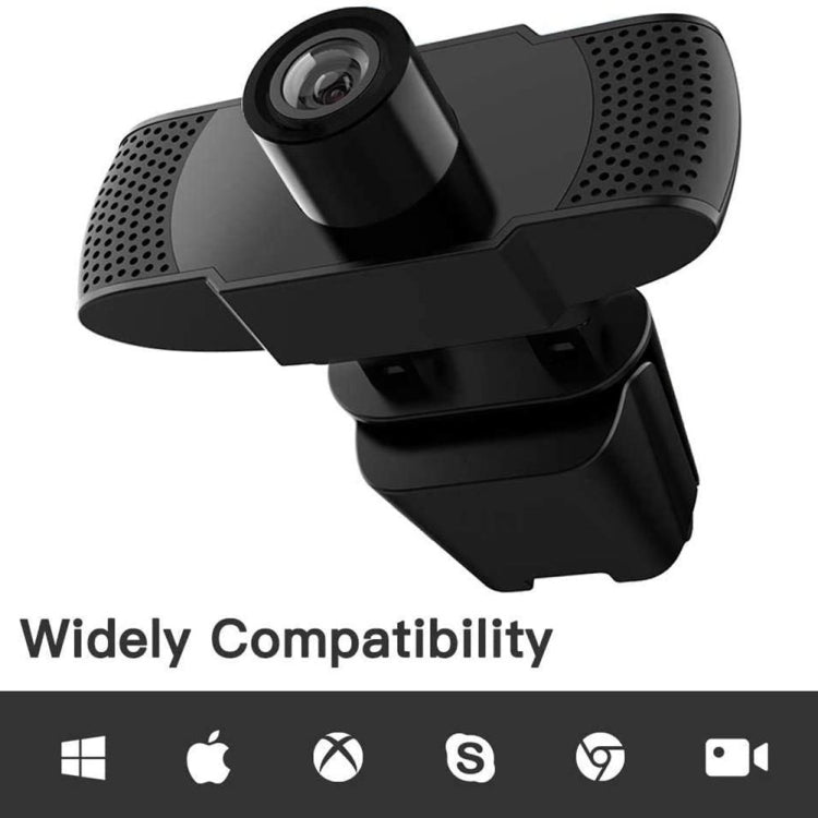 HD 1080P Megapíxeles Cámara web USB Sensor CMOS con micrófono para computadoras PC portátiles