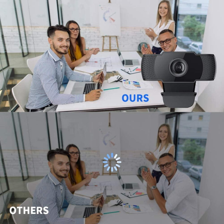 HD 1080P Megapíxeles Cámara web USB Sensor CMOS con micrófono para computadoras PC portátiles
