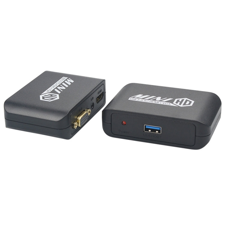 Adaptador USB3.0 a HDMI+VGA