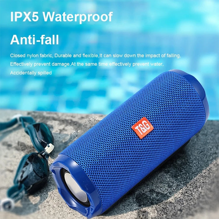 T&G TG191 20W Altavoz Bluetooth a prueba de agua Estéreo Subwoofer de doble diafragma Audio portátil Radio FM