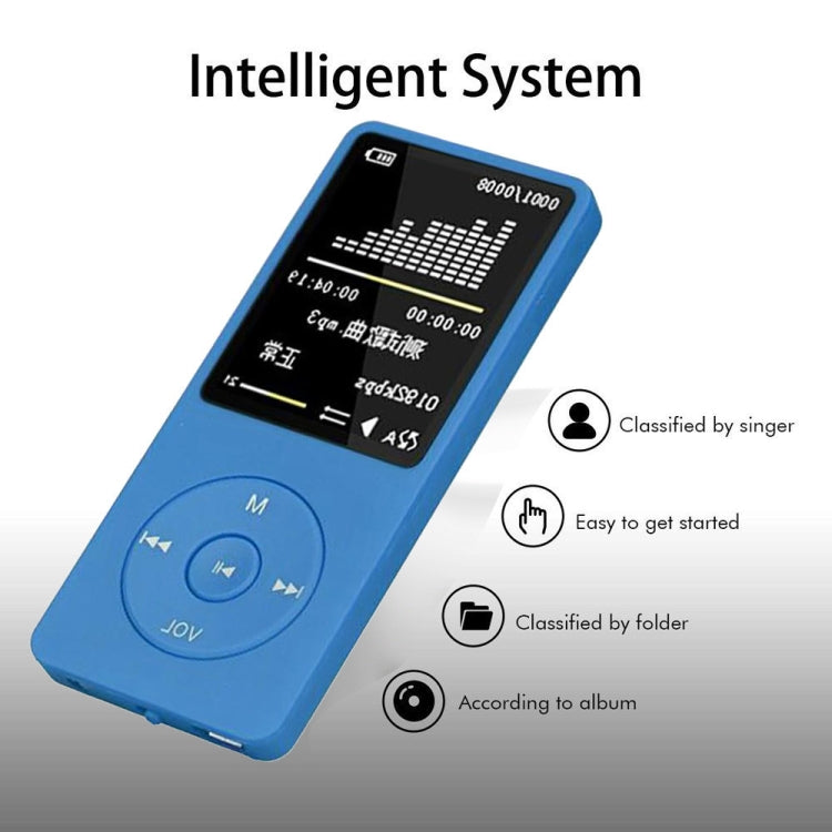 Moda Pantalla LCD portátil Radio FM Videojuegos Película MP3 Reproductor MP4 Mini Walkman, 4GB, 8GB