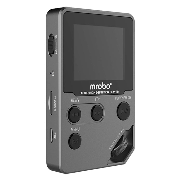Reproductor de MP3 HIFI de 1,8 pulgadas, reproductor de música sin pérdidas de nivel básico de alta calidad de sonido de Metal, compatible con tarjeta TF/FM/e-book
