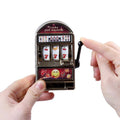 Mini máquina tragamonedas de juguete giratorio para aliviar el estrés, bote para fiesta infantil, juguete para jugar bromas divertidas, Color aleatorio, Mini Slot Machine Toy