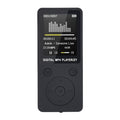 Reproductor de música MP4 portátil sin pérdidas, grabadora FM, reproductor walkman mini, compatible con música, radio, grabación, 2019, Round Key, no memory