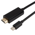 Cable adaptador DisplayPort DP a HDMI 1080P HD, puerto de pantalla de 1,8 M a Cable HDMI, conector de vídeo 1080P para PC y portátil, Mini DP to HDMI