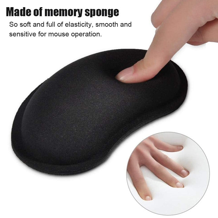 Cojín de ratón cómodo del algodón de la memoria de la almohada de la mano del gel de silicona del resto de muñeca 3D