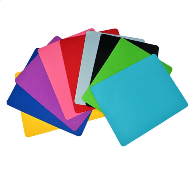 Alfombrilla de ratón antideslizante para ordenador de oficina, Color sólido óptico, 10 Uds.