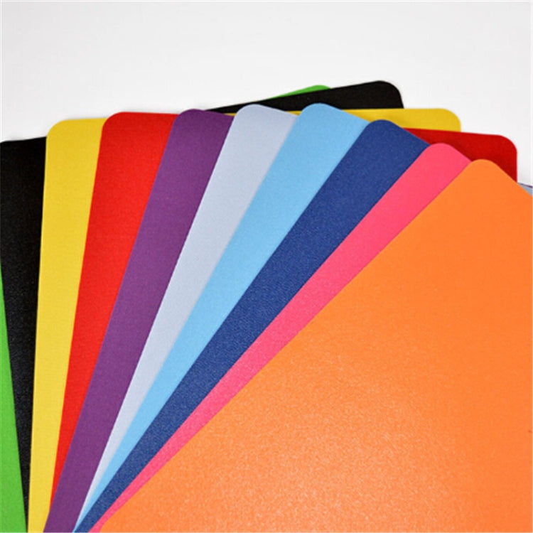 Alfombrilla de ratón antideslizante para ordenador de oficina, Color sólido óptico, 10 Uds.