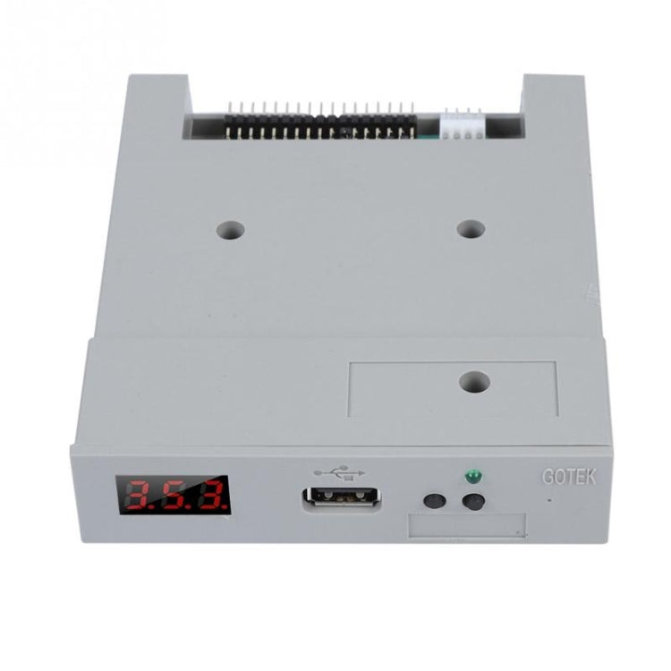 SFR1M44-U100 Emulador de unidad de disquete USB SSD de 3,5 pulgadas y 1,44 MB Plug and Play, SFR1M44-U100K(Gray)