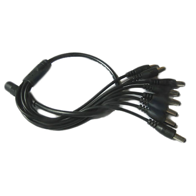 Cable de alimentación DC 1 a 8 Cable adaptador divisor de potencia para cámara CCTV de seguridad