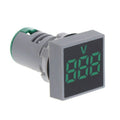 AD101-22VMS Mini AC 20-500V Voltímetro Panel cuadrado LED Indicador de medidor de voltaje digital