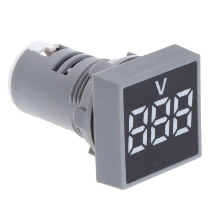AD101-22VMS Mini AC 20-500V Voltímetro Panel cuadrado LED Indicador de medidor de voltaje digital