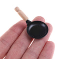 3 uds casa de muñecas en miniatura cocina sartén herramientas de cocina niños juguetes para juego de imitación, Pan Cooking