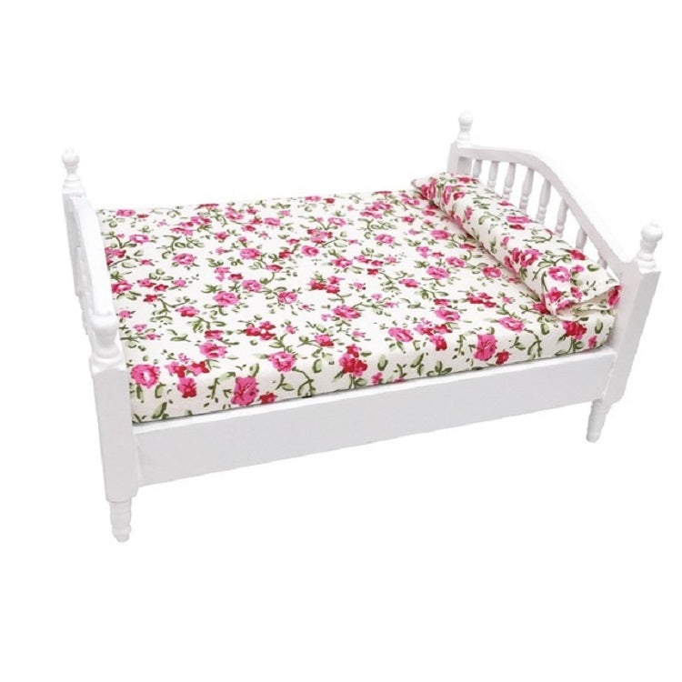1:12 Casa de muñecas Muebles de dormitorio Mini cama, Mini Bed