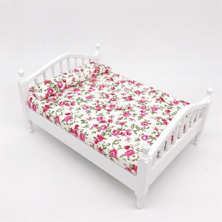 1:12 Casa de muñecas Muebles de dormitorio Mini cama, Mini Bed