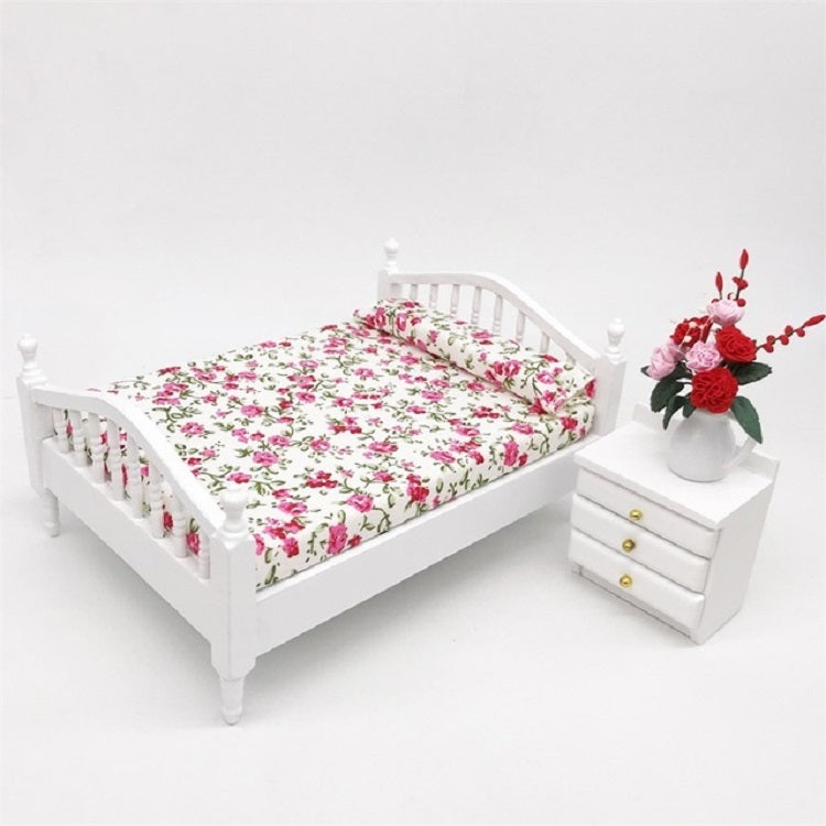 1:12 Casa de muñecas Muebles de dormitorio Mini cama, Mini Bed