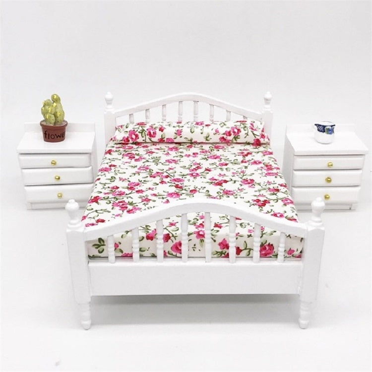 1:12 Casa de muñecas Muebles de dormitorio Mini cama, Mini Bed
