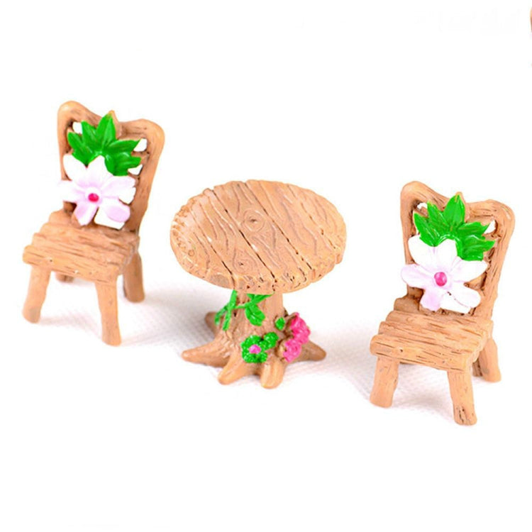 2 juegos de casa de muñecas, muebles en miniatura, juego de mesa y silla, juguetes para niños, regalos, Furniture Table