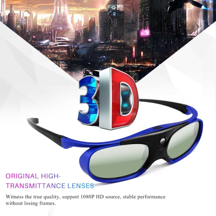 Gafas 3D con obturador activo DLP, batería Universal, 96-144Hz, para XGIMI Optoma, Acer Viewsonic, proyector de cine en casa, TV 3D