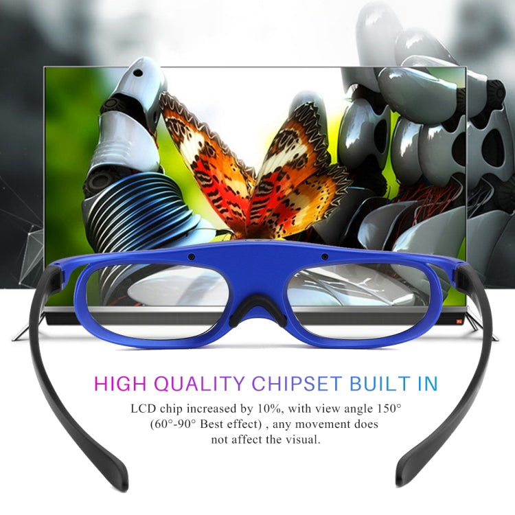 Gafas 3D con obturador activo DLP, batería Universal, 96-144Hz, para XGIMI Optoma, Acer Viewsonic, proyector de cine en casa, TV 3D