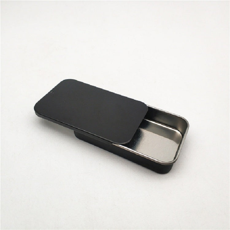 Caja de almacenamiento de accesorios para equipos de música, púas de guitarra, caja de hierro deslizante, 2 uds., 2 PCS Guitar Picks
