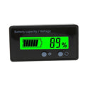 Medidor de potencia de batería de plomo-ácido GY-6S, 12V, indicador de capacidad de batería de litio, probador de pantalla, voltímetro de porcentaje, 12V Green Light