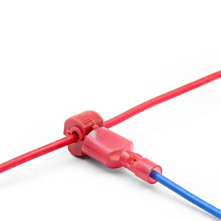 Almeja de terminal de cable rápido sin cables de rotura rápida tipo T de 10 piezas