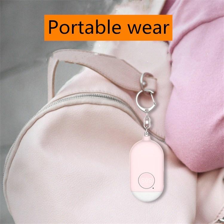 130dB IP44 Linterna de alarma anti-lobo recargable a prueba de agua Alarma personal inteligente, embalaje en inglés