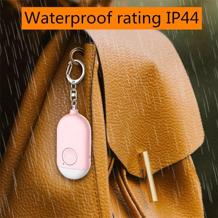 130dB IP44 Linterna de alarma anti-lobo recargable a prueba de agua Alarma personal inteligente, embalaje en inglés