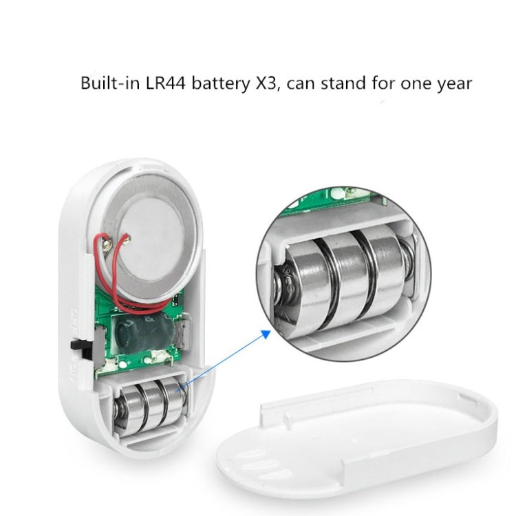 MC-03 Alarma antirrobo multifunción para puertas y ventanas de 130 dB con 5 modos