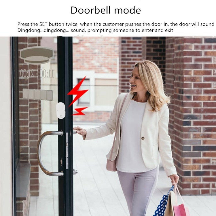 MC-03 Alarma antirrobo multifunción para puertas y ventanas de 130 dB con 5 modos