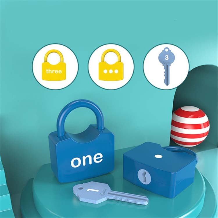 Juguetes educativos tempranos con cerradura alfanumérica y numérica para niños, entrega de estilo aleatorio, 3 PCS, 4 PCS, 6 PCS, 8 PCS, 10 PCS