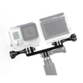 Soporte Doble con Adaptador de Montaje con Tornillo para GoPro
