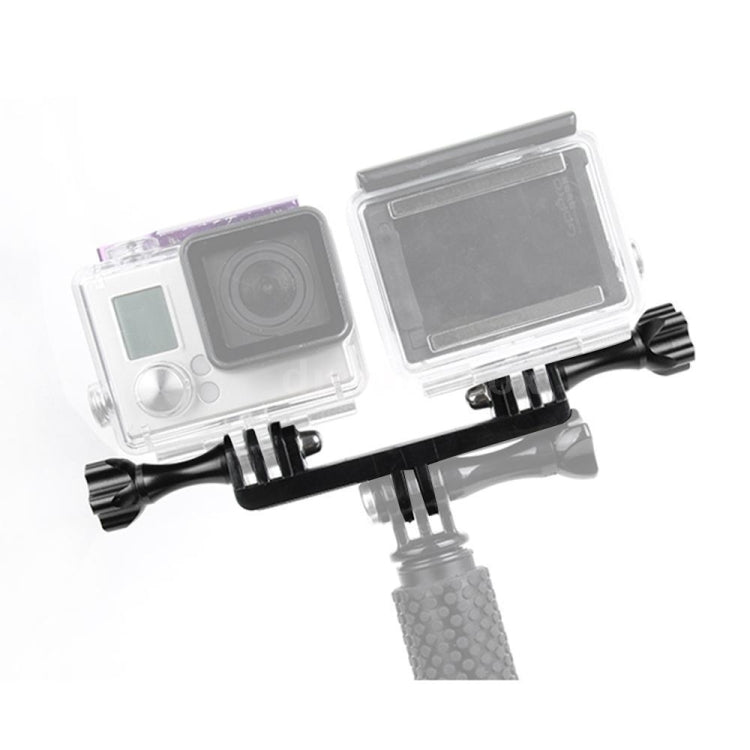 Soporte Doble con Adaptador de Montaje con Tornillo para GoPro