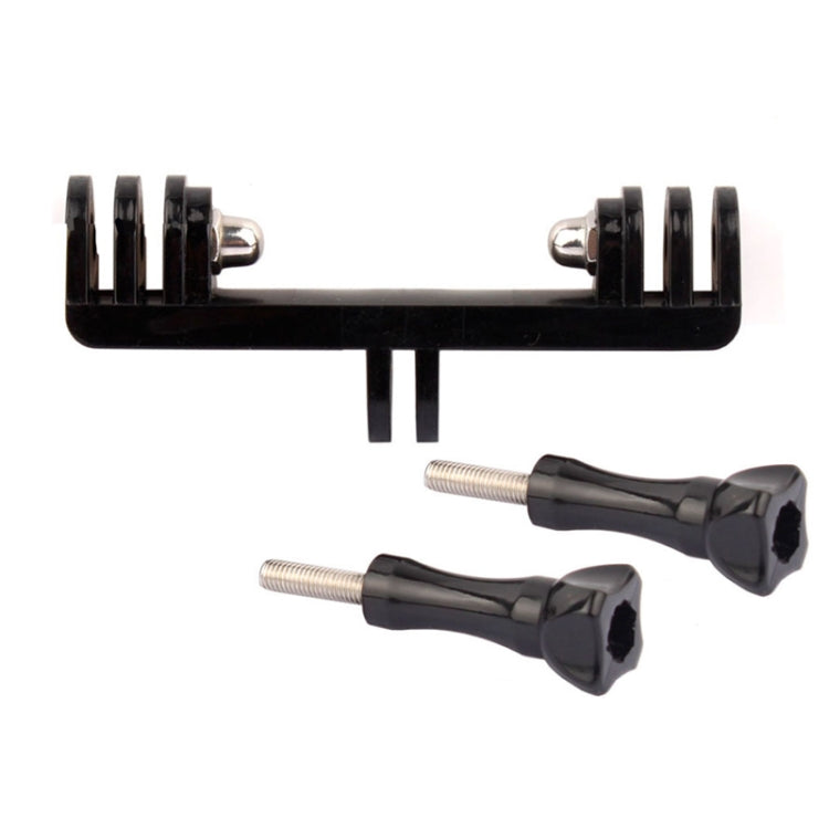 Soporte Doble con Adaptador de Montaje con Tornillo para GoPro